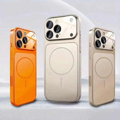 MagSafe Frosted Glass iPhone Case – iPhone 17 / 16 / 15 / 14 / 13 / 12 / 11 Series