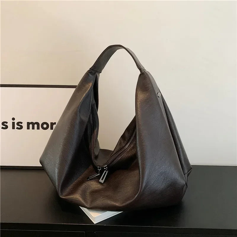 Big Black Shoulder Bags for Women Large Hobo Shopper Bag