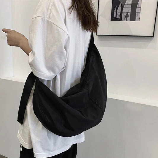 Oxford Cloth Large Capacity Dumpling Shoulder Bag