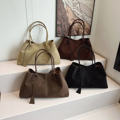 Vintage Casual Tote Bag New Large-capacity Handbag
