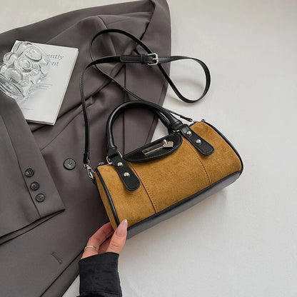 Vintage Small Faux Suede Shoulder Bags