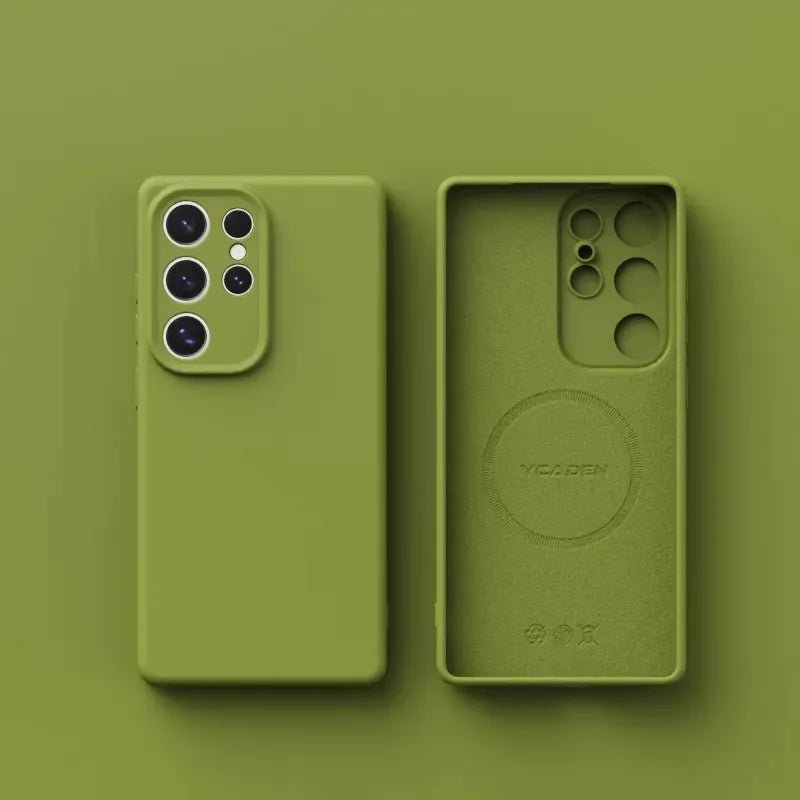 Original Liquid Silicone Magnetic Phone Case Samsung Galaxy S26 S25 S24 S23 S 26 Ultra Plus Cases