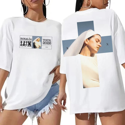 Rosalia Lux Tour Vintage Graphic T-Shirt – Retro Fan Tee