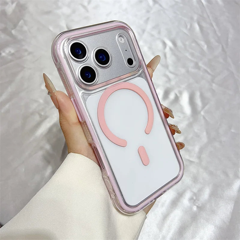 MagSafe Clear iPhone Case – Shockproof Magnetic Cover for iPhone 11 to 17