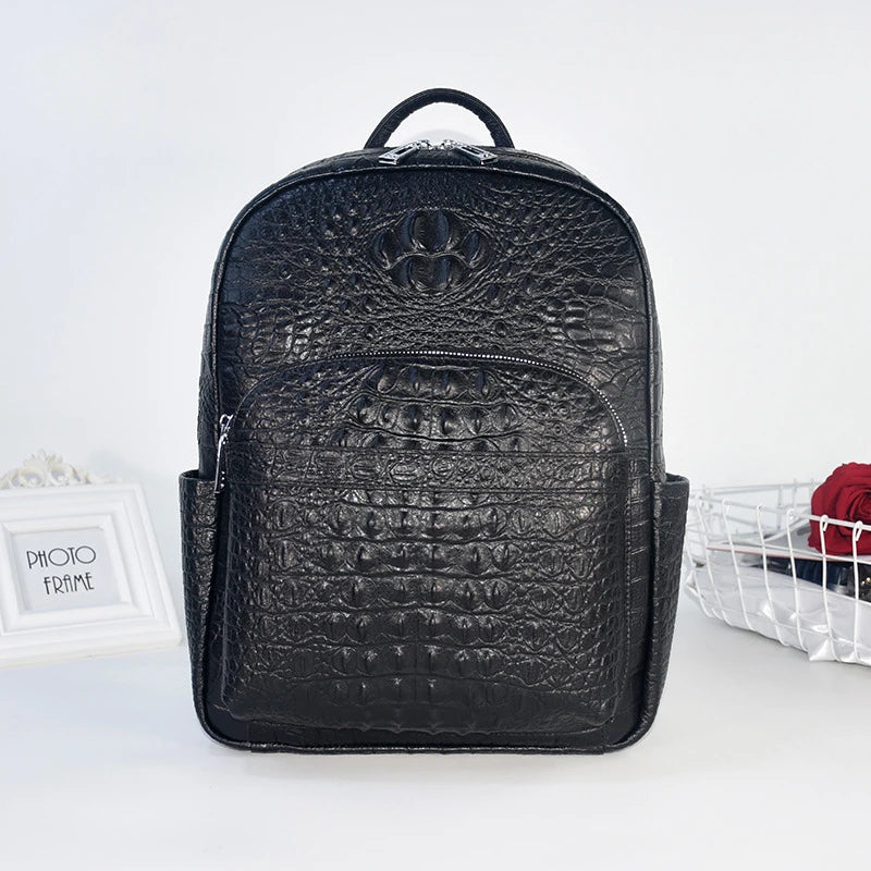 Alligator Leather Backpack for Men – Large Luxury