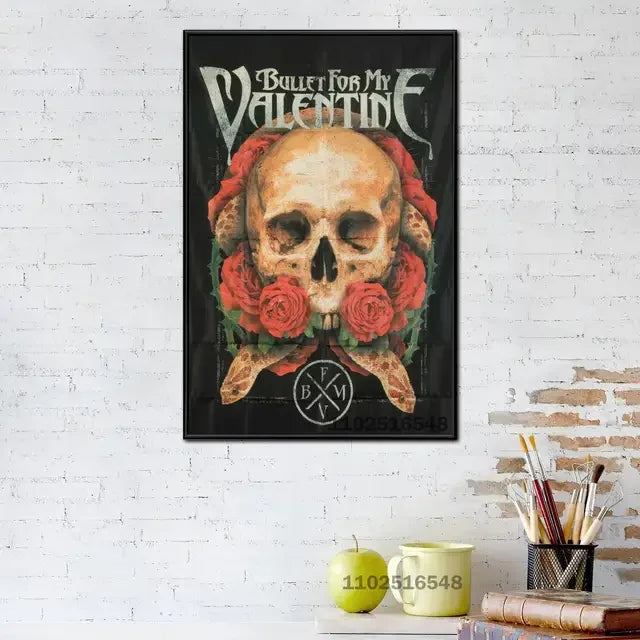 Bullet For My Valentine Wall Art Poster – Rock Band Music Print