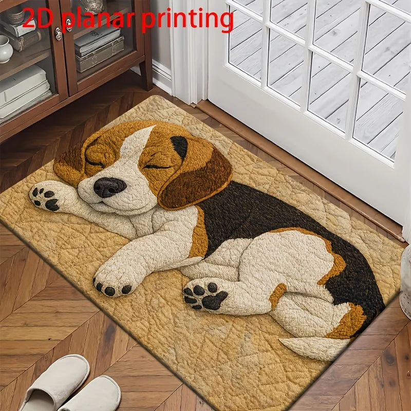 Beagle Doormat – Non-Slip Stain-Resistant Indoor Outdoor Rug