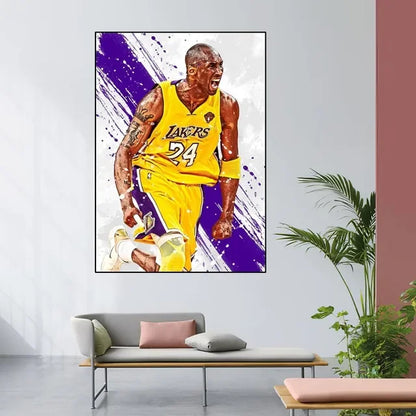 Kobe Bryant Black Mamba Poster – Basketball Wall Art