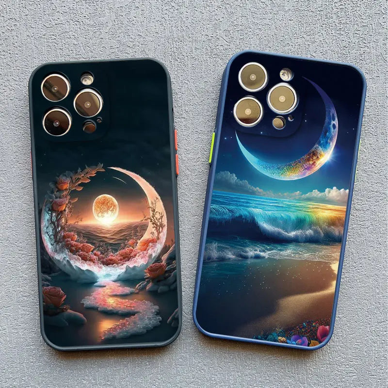Starry Night Beach Art iPhone Case – iPhone 11 to 17 Series