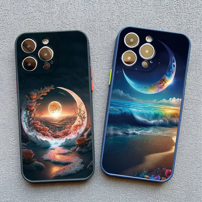 Starry Night Beach Art iPhone Case – iPhone 11 to 17 Series