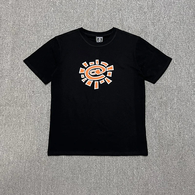 Sun Print Graphic T-Shirt – Casual Cotton Tee for Men & Women