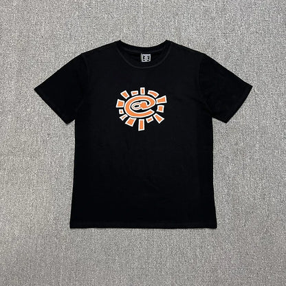 Sun Print Graphic T-Shirt – Casual Cotton Tee for Men & Women