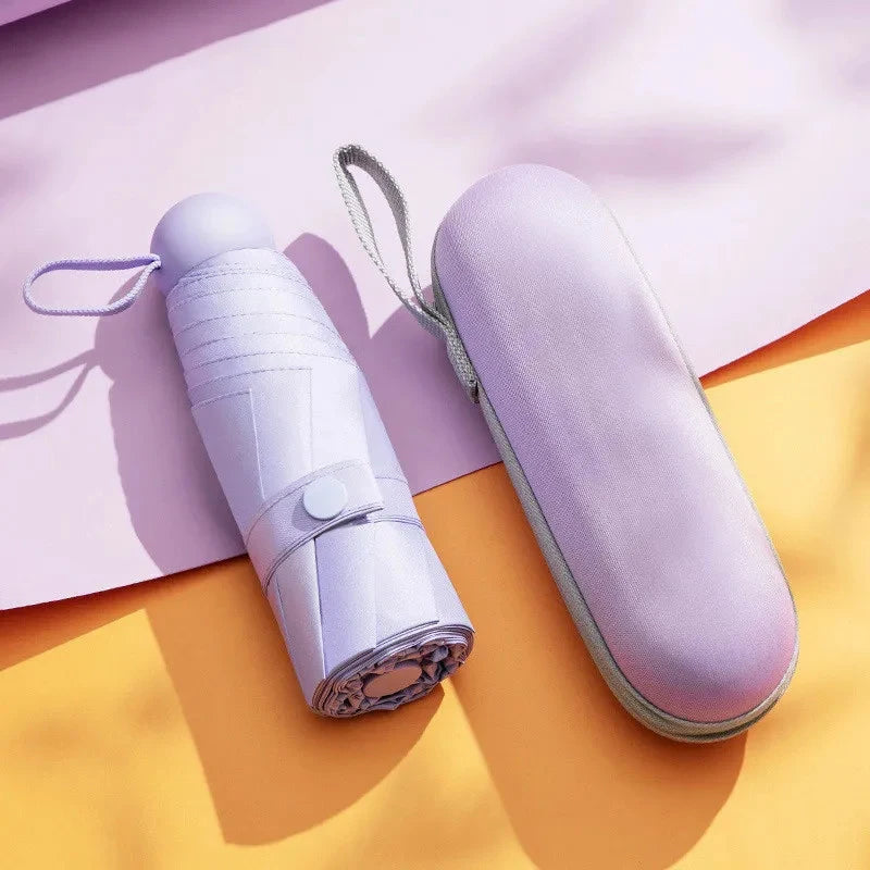 Mini Capsule Umbrella With UV Protection