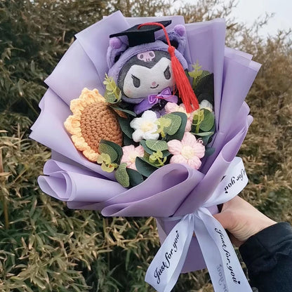 Hello Kitty Plush Bouquet Rose Flower Gift