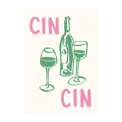 Minimalist Kitchen Wall Art Poster – Food Print for Home Decor