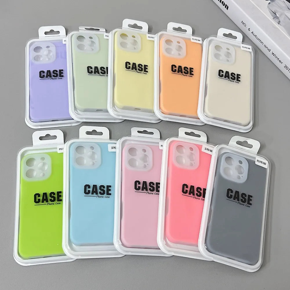 Liquid Silicone iPhone Case with Camera Protection | iPhone 11–16
