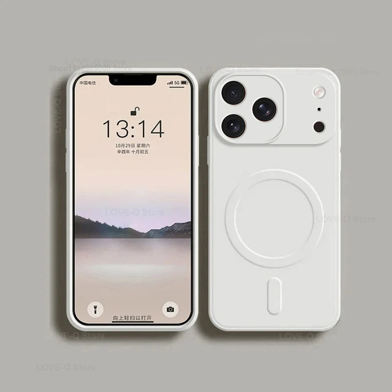 MagSafe Magnetic Liquid Silicone iPhone Case – iPhone 11 to 17 Series