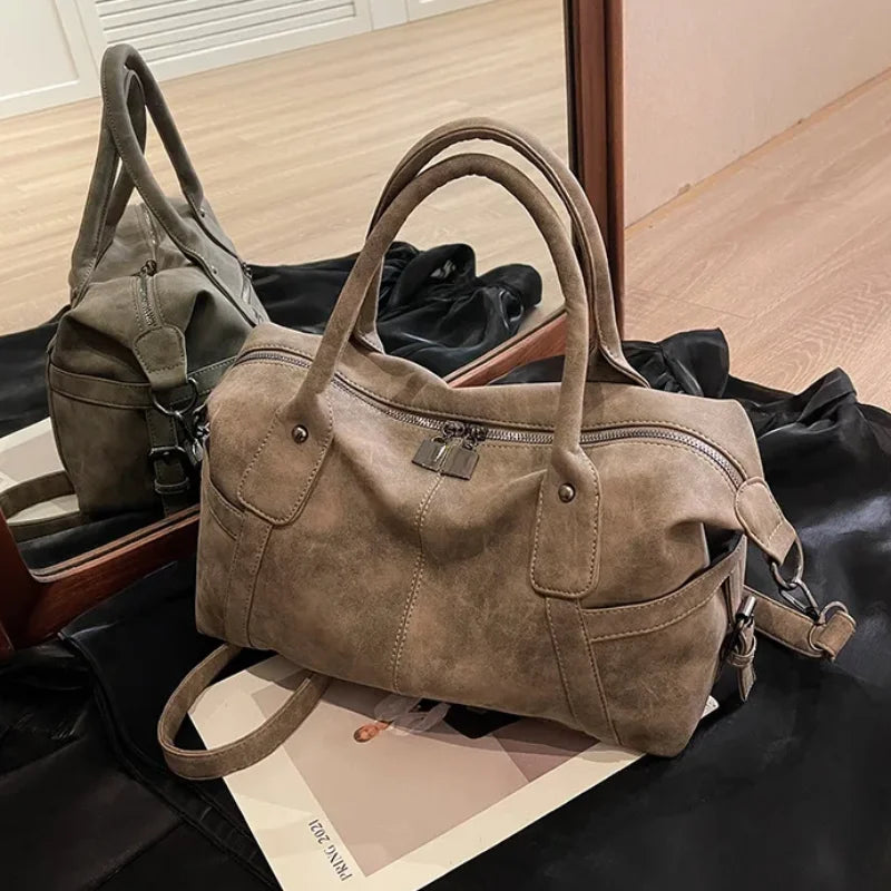 Retro Design PU Leather Shoulder Bags