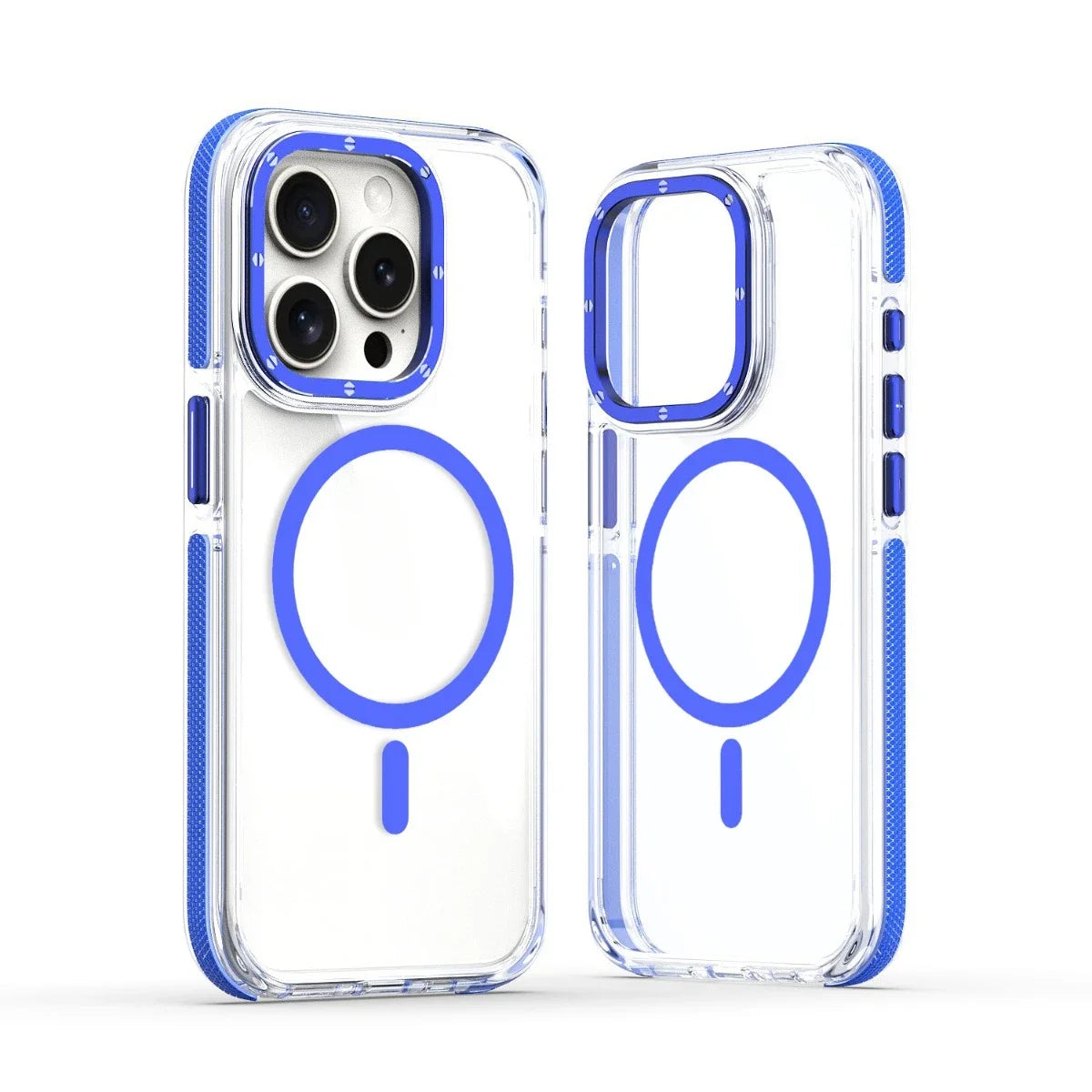 MagSafe Clear Phone Case for iPhone 15 14 13 12 Pro Max Plus – Shockproof Magnetic Cover
