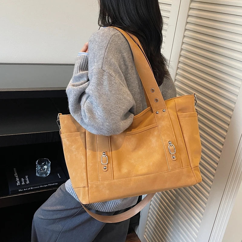 High-capacity Design PU Leather Crossbody Bags
