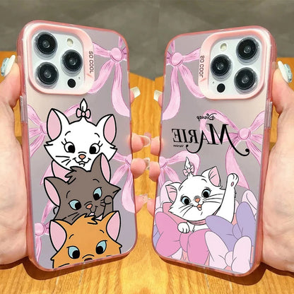 Marie Cat iPhone Case – Cute Cartoon Soft Silicone Cover