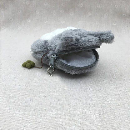 Kawaii Cat Plush Coin Purse Zipper Wallet