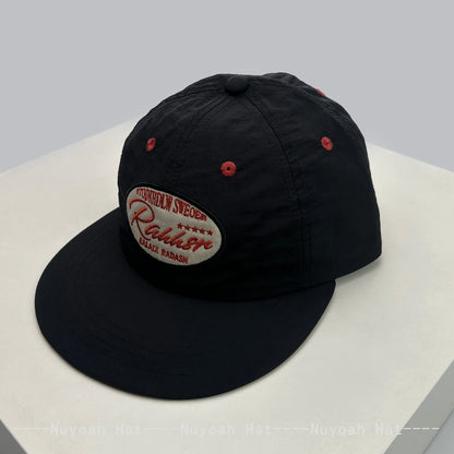 Embroidered Patch Snapback Cap – Quick-Dry Hip-Hop Hat for Men & Women