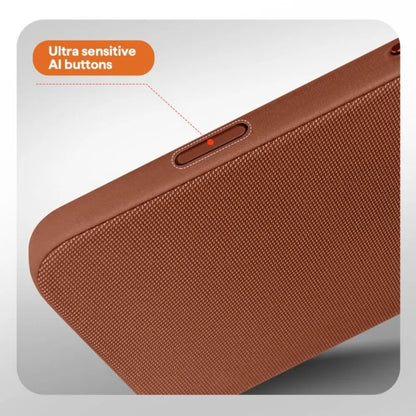 MagSafe Woven Fabric iPhone Case – iPhone 13 to 17 Series, Shockproof