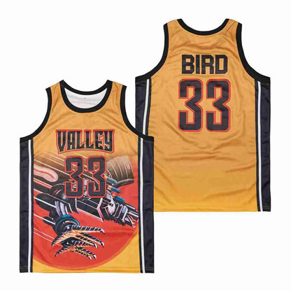 Bird #33 Larry Bird Basketball Jersey – Indiana State & Valley