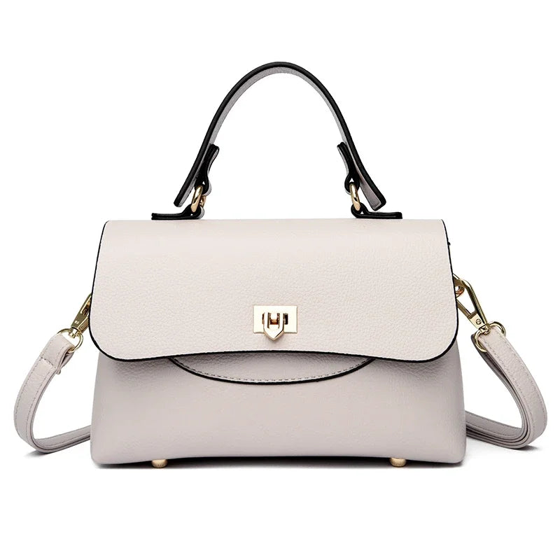 Designer Leather Handbag for Women – Multilayer Crossbody Shoulder Bag