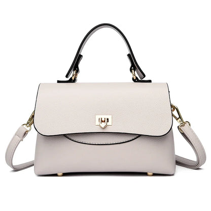 Designer Leather Handbag for Women – Multilayer Crossbody Shoulder Bag