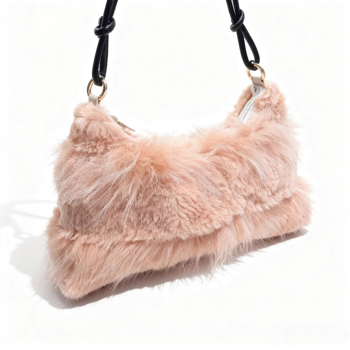 Fluffy Fur Shoulder Bag for Women – Luxury Handbag & Purse