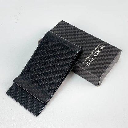 Carbon Fiber Money Clip Wallet – Slim 3K Twill Card Holder for Men