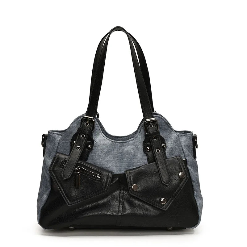 Retro Trendy Shoulder Bags European American High-quality Handbag