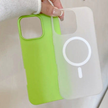 MagSafe iPhone Case – Candy Color 2-in-1 Magnetic Cover