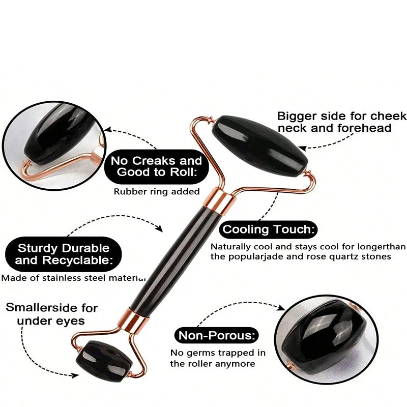 Ice Face Roller Skincare Set