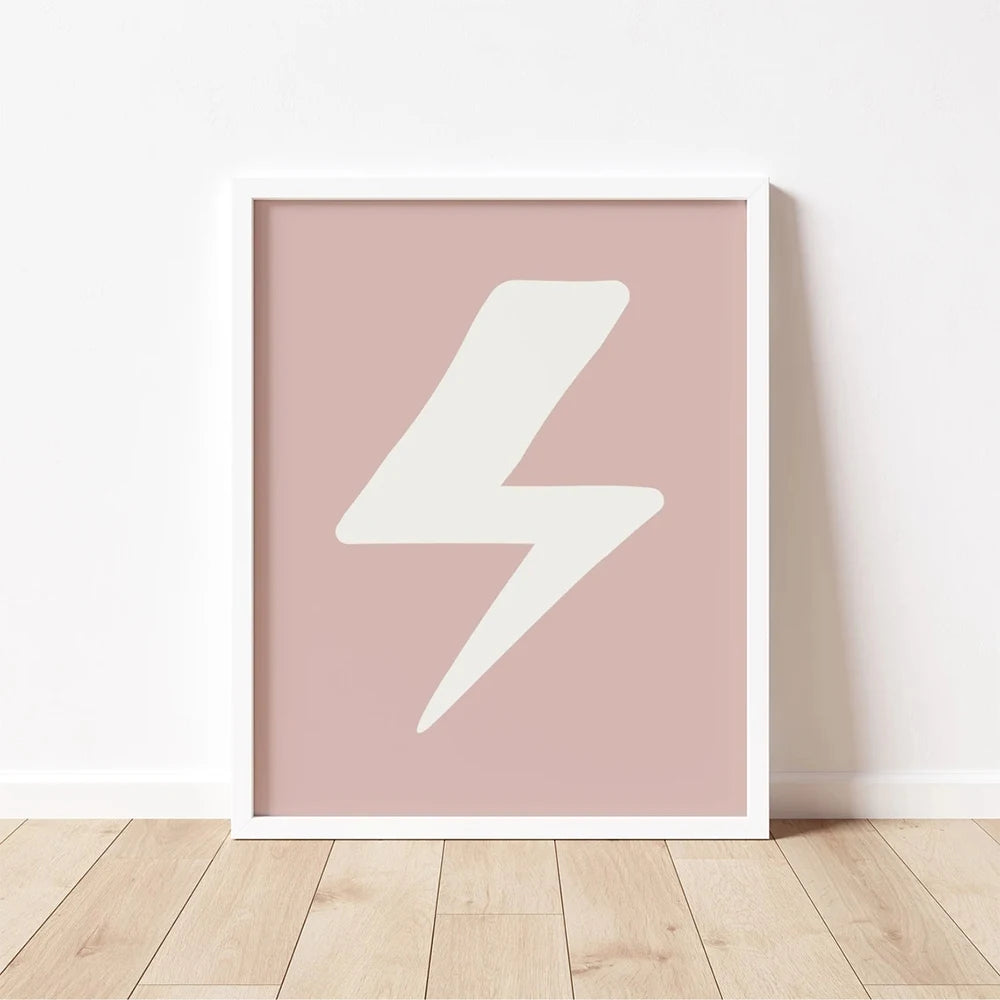 Girl Power Daisy Wall Art Print – Girls Room Poster Set