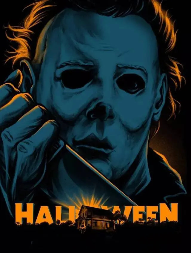 Horror Movie Wall Art Poster – Classic Halloween & Slasher Film Prints for Home Decor