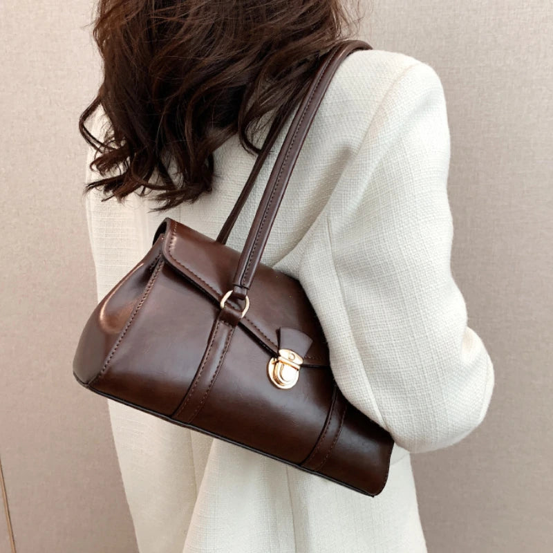 England Style Retro Shoulder Bags High-Grade Sense