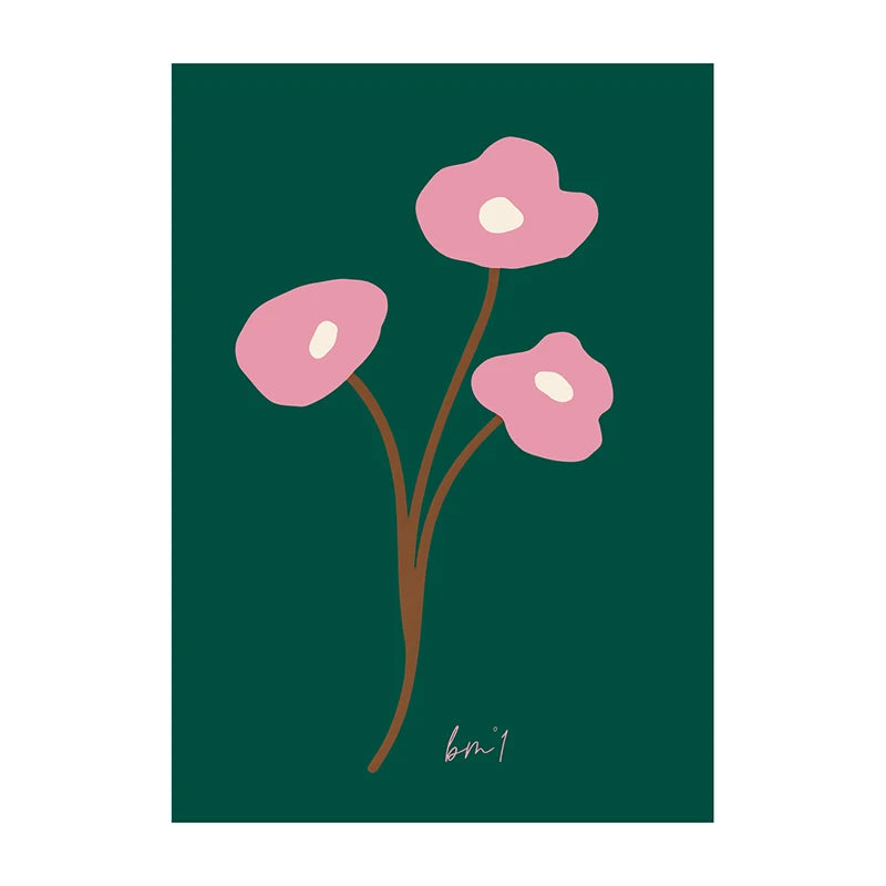 Minimalist Botanical Leaf Art Poster – Matisse-Inspired Wall Decor