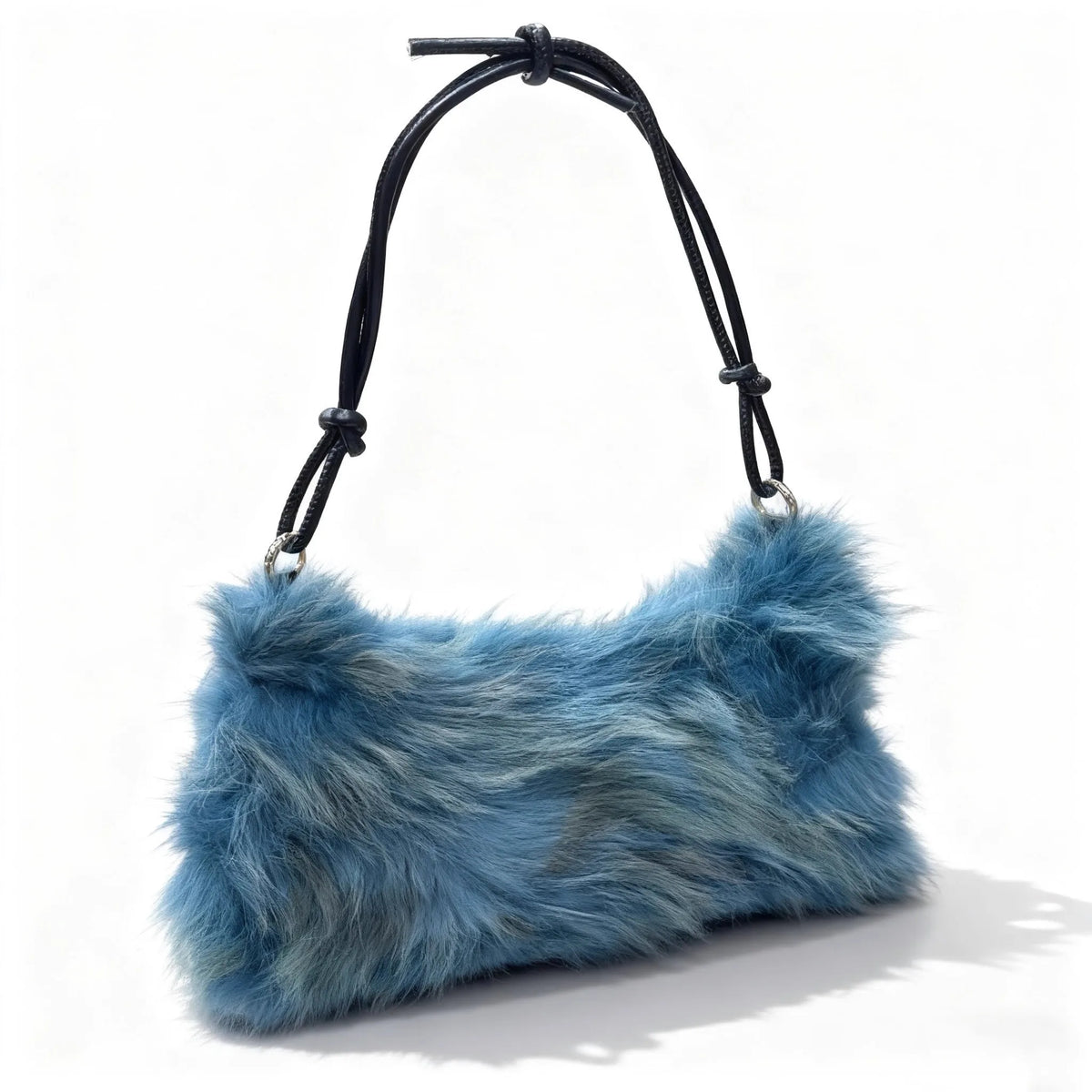 Fluffy Fur Shoulder Bag for Women – Luxury Handbag & Purse