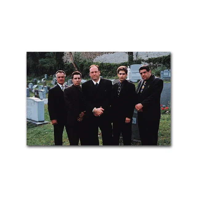 The Sopranos Canvas Print – Classic TV Series Wall Art