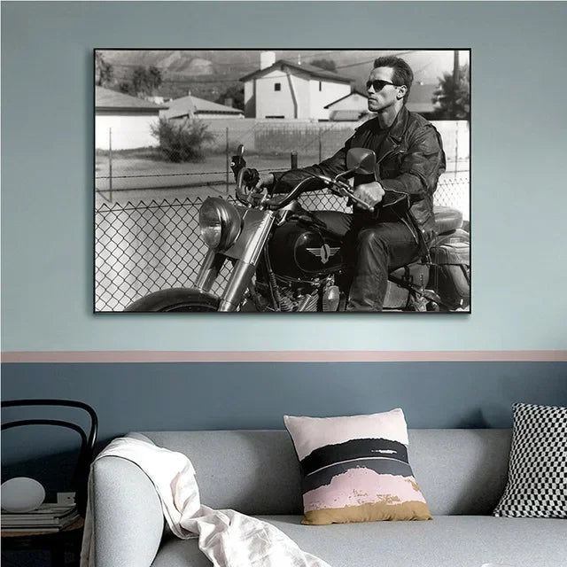 Arnold Schwarzenegger Motivational Gym Poster – Bodybuilding Wall Art