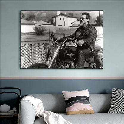 Arnold Schwarzenegger Motivational Gym Poster – Bodybuilding Wall Art