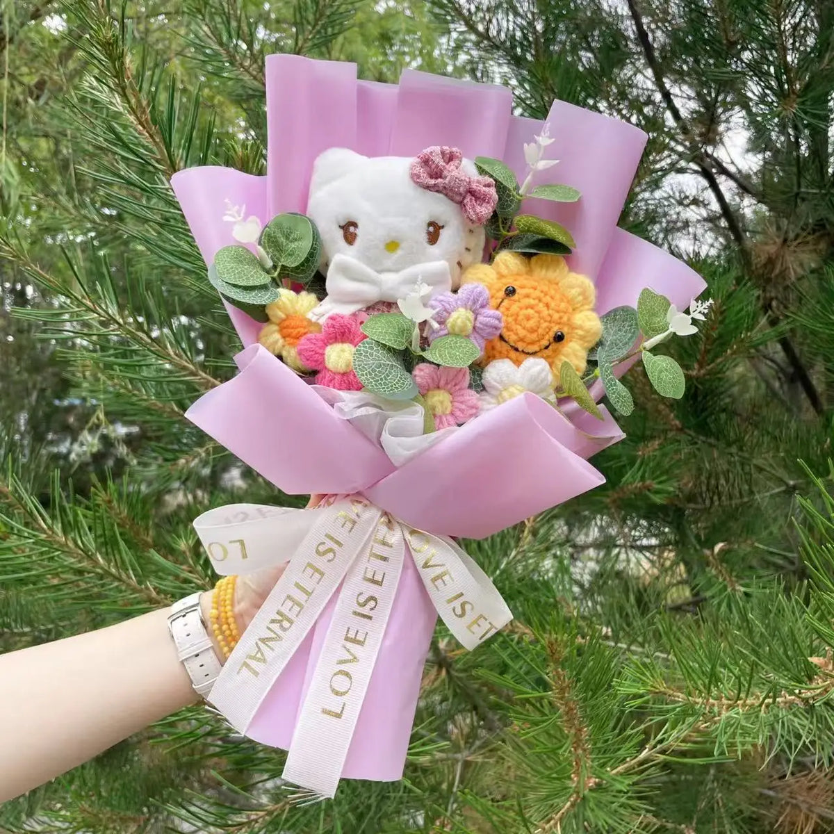 Sanrio Plush Flower Bouquet Gift