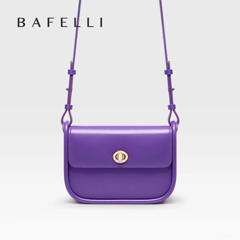 Leather Saddle Crossbody Bag – Women's Designer Shoulder Bag