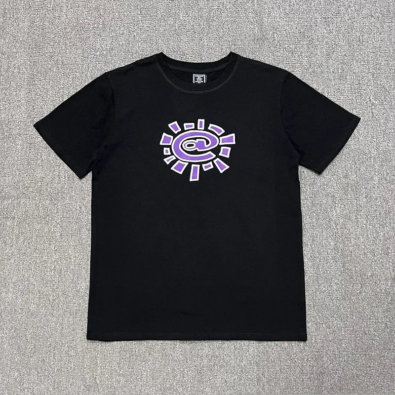 Sun Print Graphic T-Shirt – Casual Cotton Tee for Men & Women