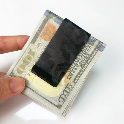 Carbon Fiber Money Clip – Slim 28mm Card Holder for Men