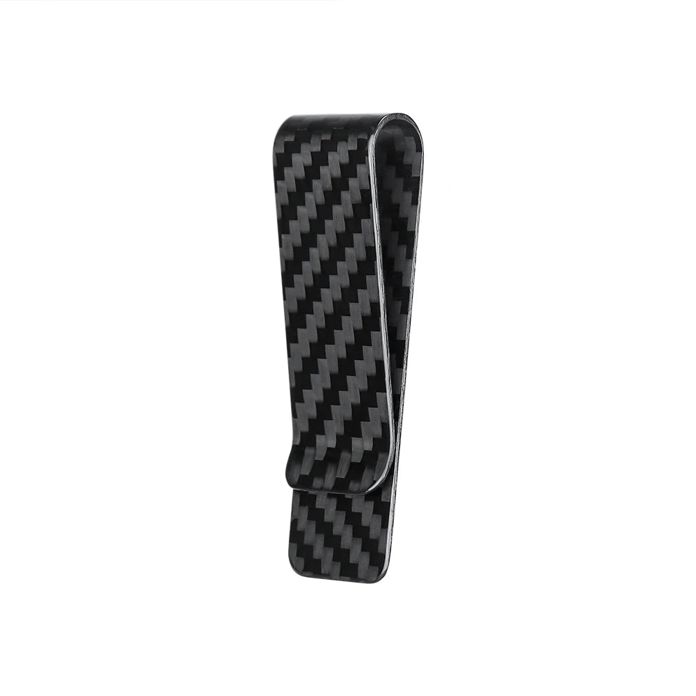 Carbon Fiber Front Pocket Wallet – Slim Money Clip for Men & Women