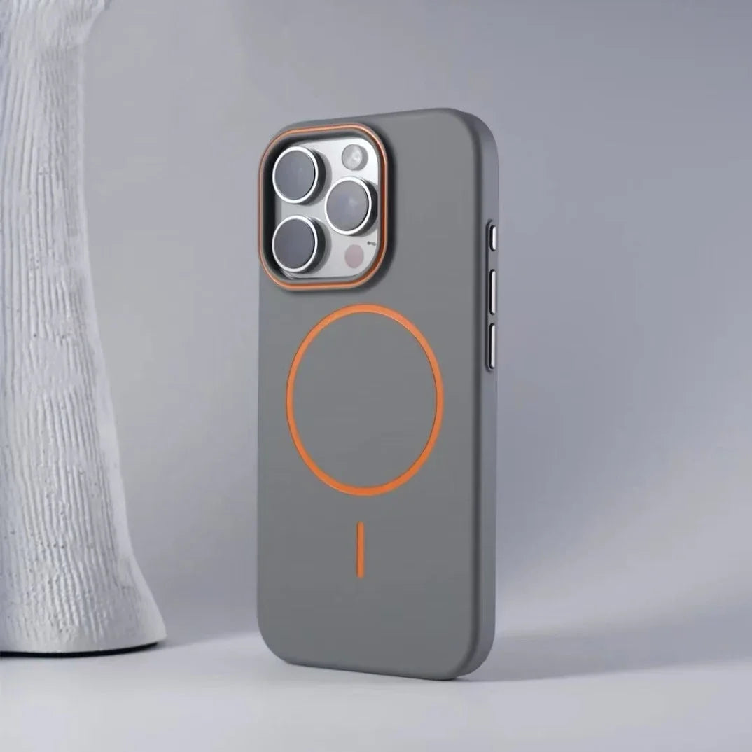 MagSafe iPhone Case Ultra Thin Matte Color-Accent Cover